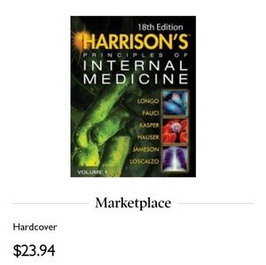 Almost new Internal Medicine book volume 1